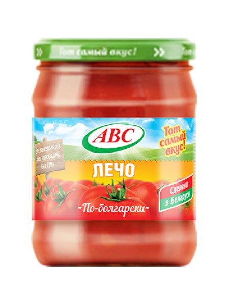 Лечо по-болгарски АВС 500г*6 ст.банка Лечо по-болгарски АВС 500г*6 ст.банка